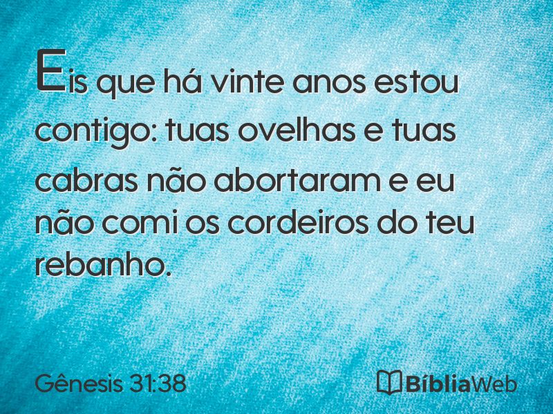 Gênesis 31:38 em imagem para compartilhar