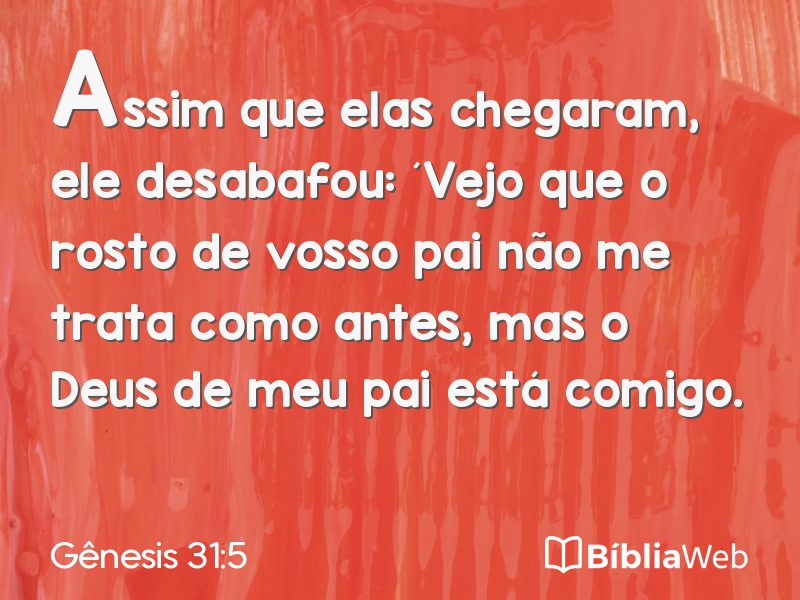 Gênesis 31:5 em imagem para compartilhar