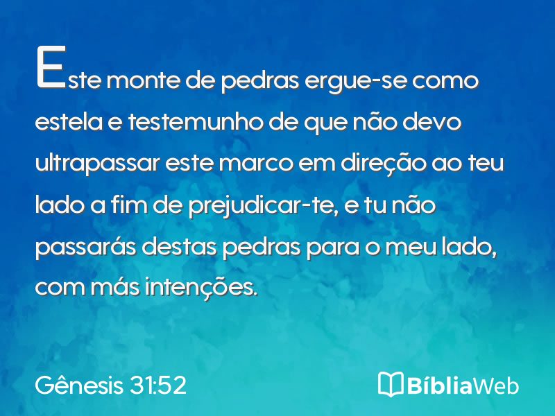 Gênesis 31:52 em imagem para compartilhar
