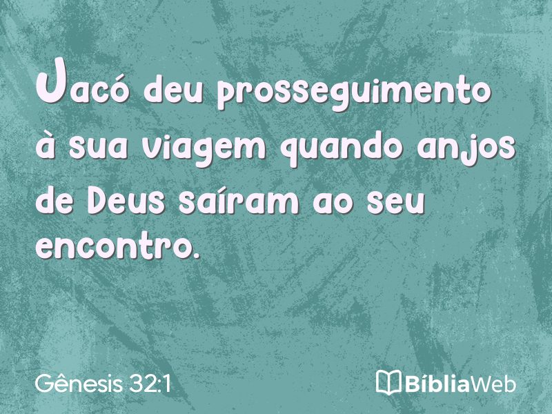 Gênesis 32:1 em imagem para compartilhar