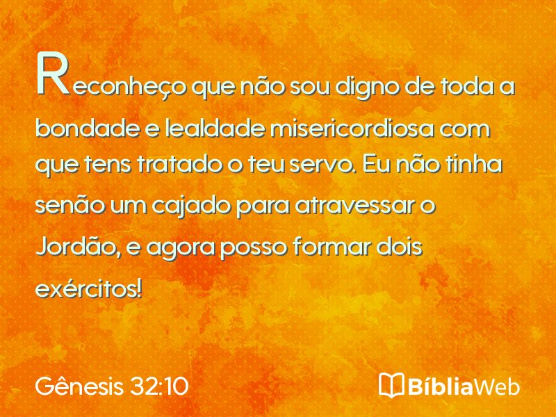 Gênesis 32:10 em imagem para compartilhar