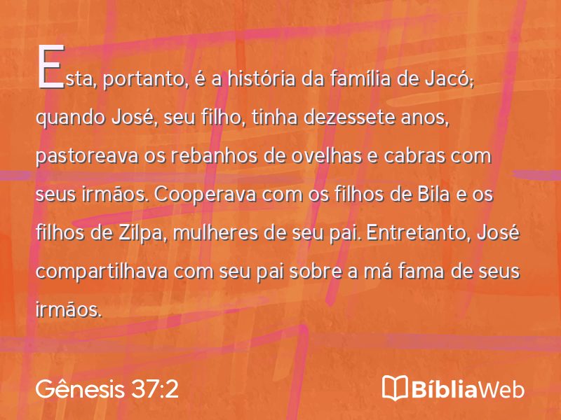 Gênesis 37:2 em imagem para compartilhar