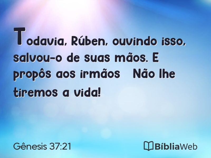 Gênesis 37:21 em imagem para compartilhar