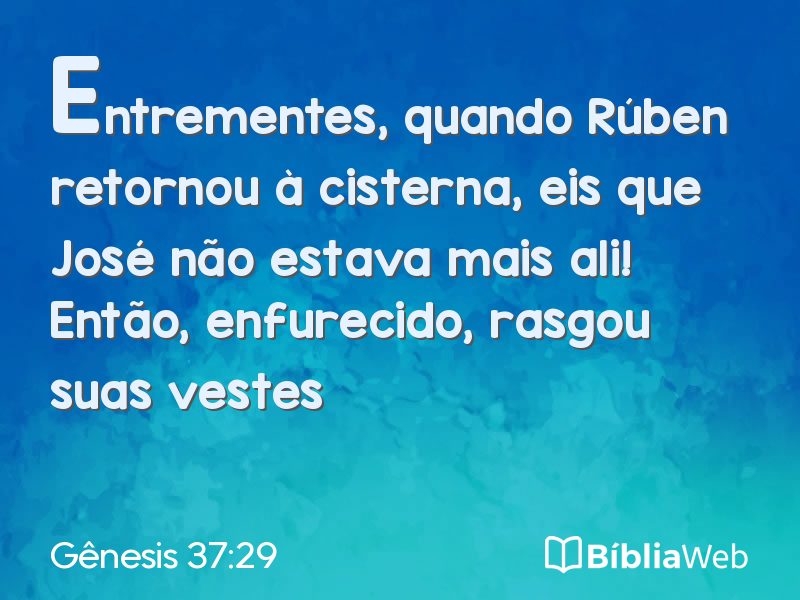 Gênesis 37:29 em imagem para compartilhar