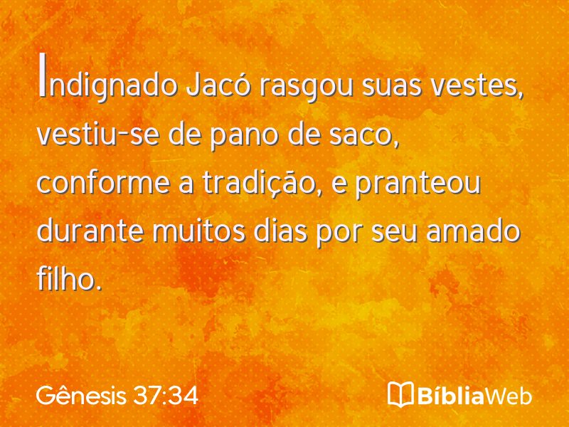 Gênesis 37:34 em imagem para compartilhar