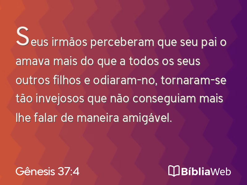 Gênesis 37:4 em imagem para compartilhar