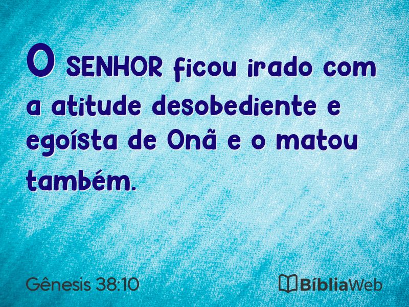 Gênesis 38:10 em imagem para compartilhar