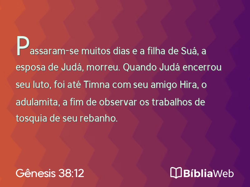 Gênesis 38:12 em imagem para compartilhar