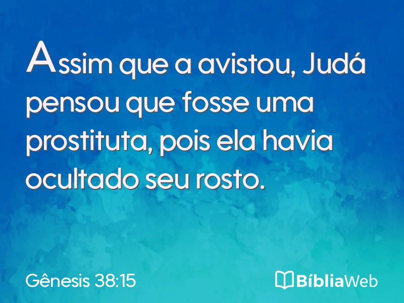 Gênesis 38:15 em imagem para compartilhar
