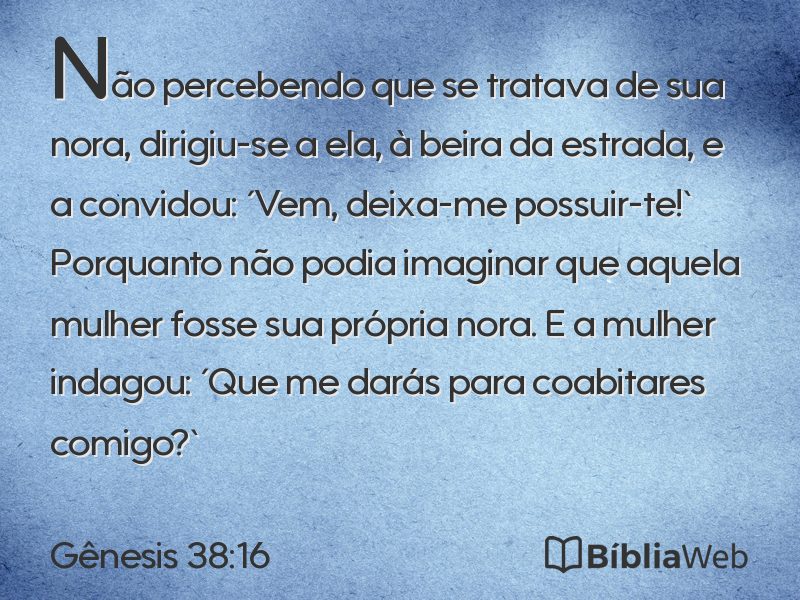 Gênesis 38:16 em imagem para compartilhar