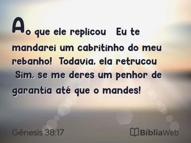 Gênesis 38:17 em imagem para compartilhar