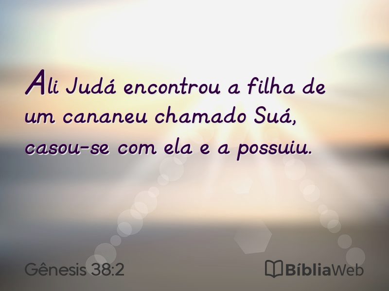 Gênesis 38:2 em imagem para compartilhar