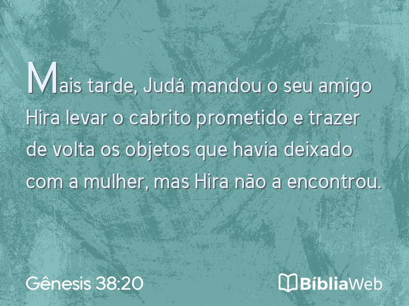Gênesis 38:20 em imagem para compartilhar