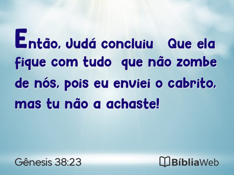 Gênesis 38:23 em imagem para compartilhar