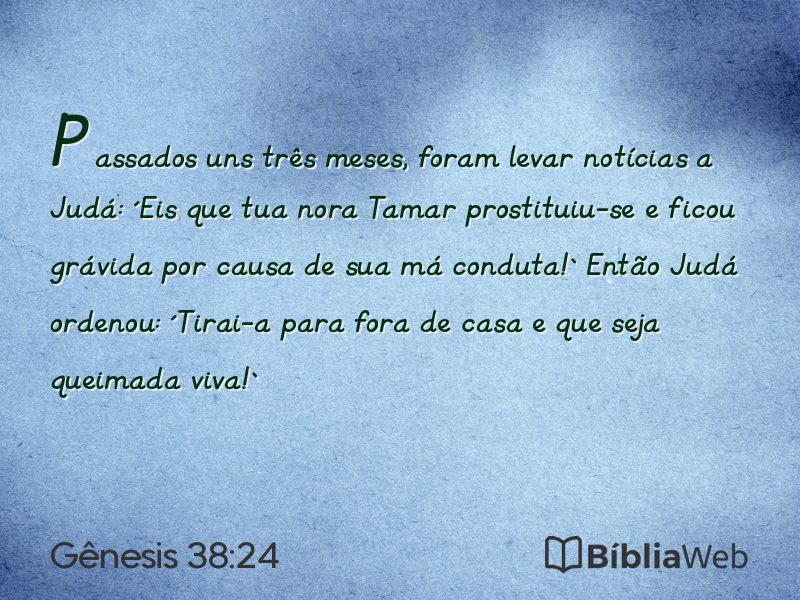Gênesis 38:24 em imagem para compartilhar