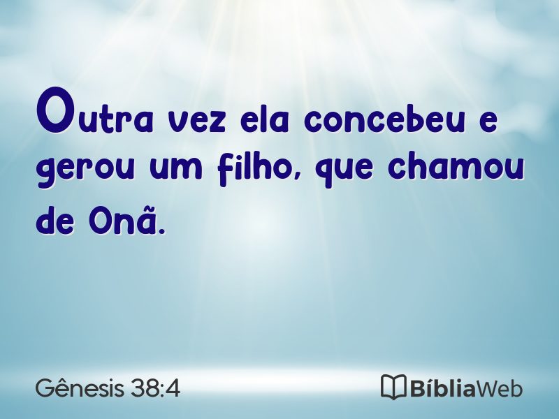 Gênesis 38:4 em imagem para compartilhar