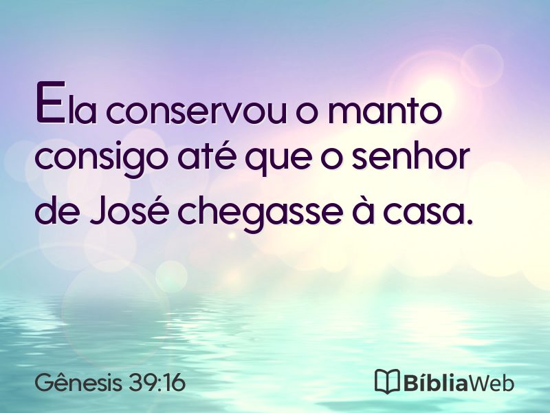 Gênesis 39:16 em imagem para compartilhar