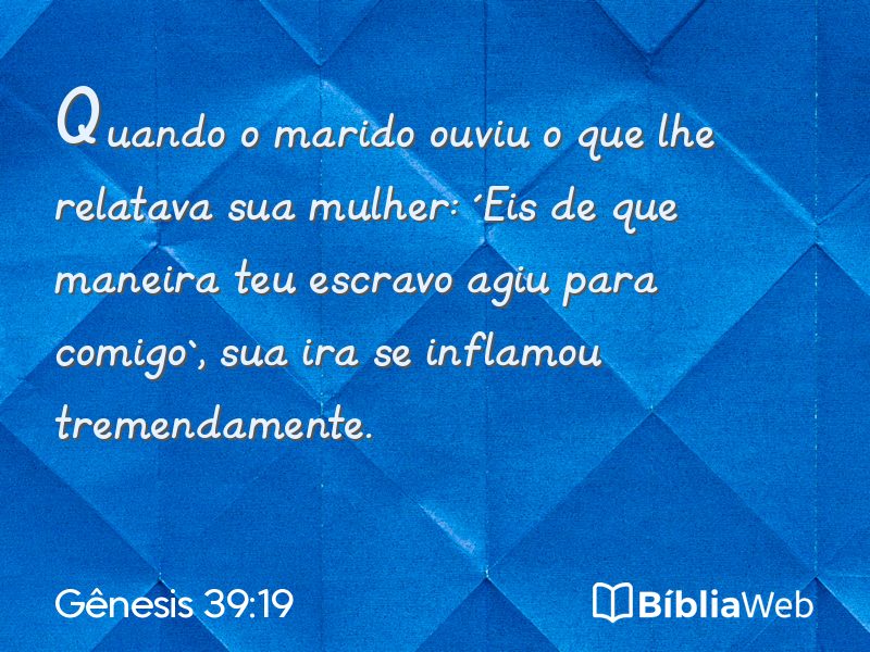 Gênesis 39:19 em imagem para compartilhar