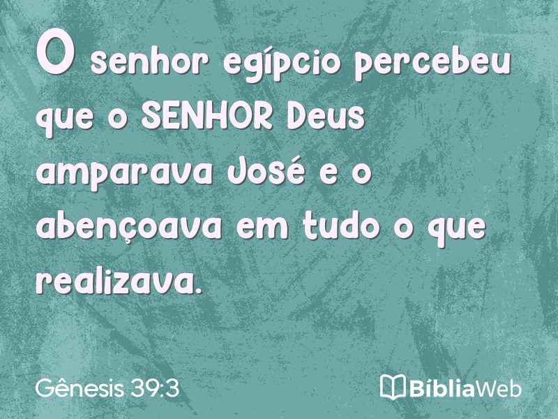 Gênesis 39:3 em imagem para compartilhar
