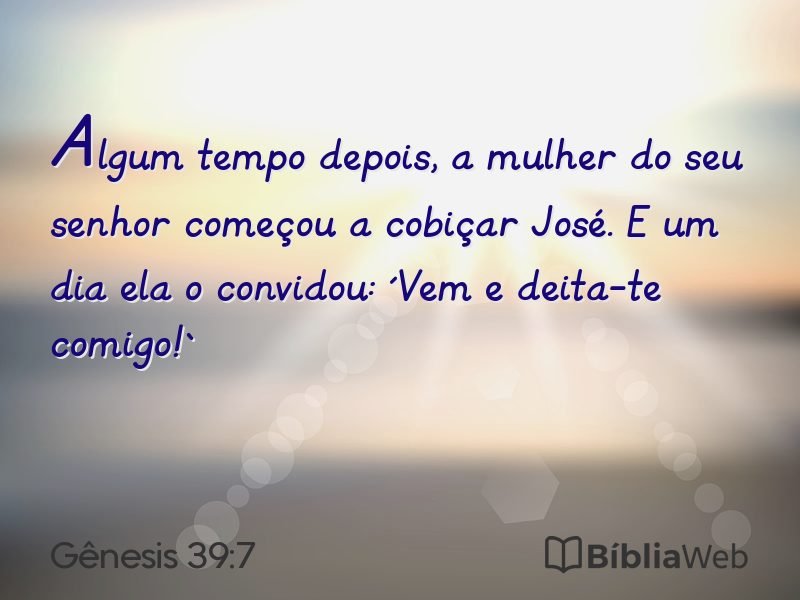 Gênesis 39:7 em imagem para compartilhar