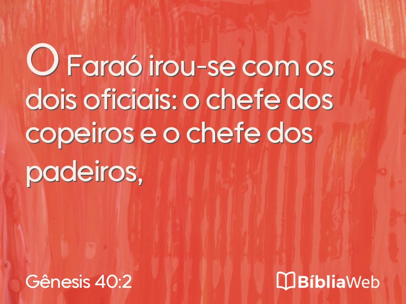 Gênesis 40:2 em imagem para compartilhar