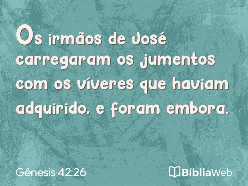 Gênesis 42:26 em imagem para compartilhar