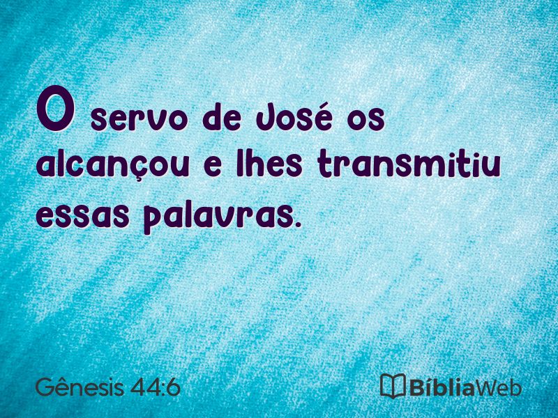 Gênesis 44:6 em imagem para compartilhar