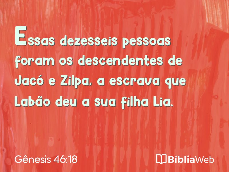 Gênesis 46:18 em imagem para compartilhar
