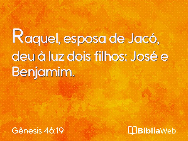 Gênesis 46:19 em imagem para compartilhar