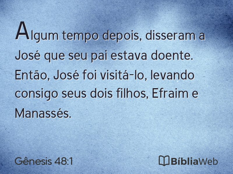 Gênesis 48:1 em imagem para compartilhar