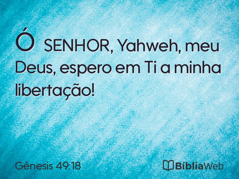Gênesis 49:18 em imagem para compartilhar