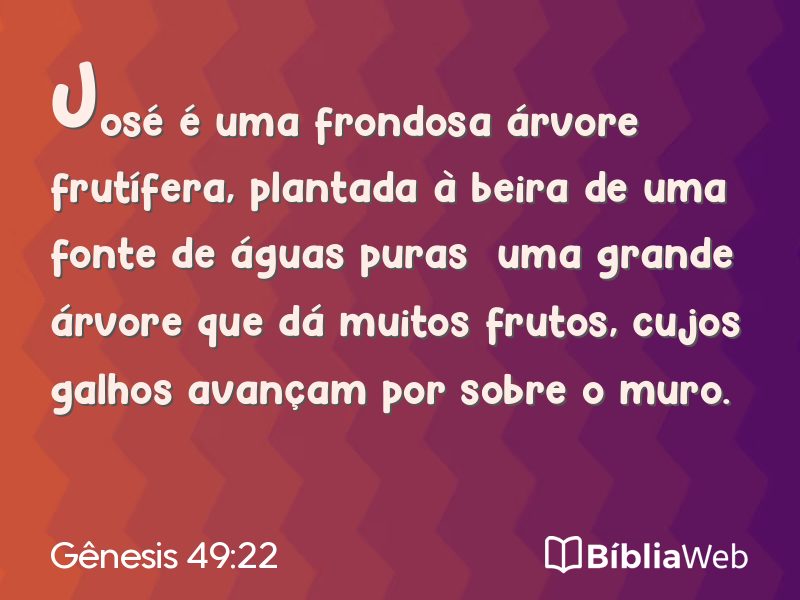 Gênesis 49:22 em imagem para compartilhar