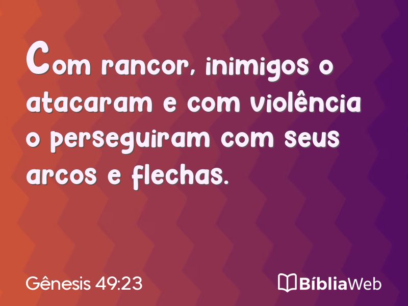 Gênesis 49:23 em imagem para compartilhar