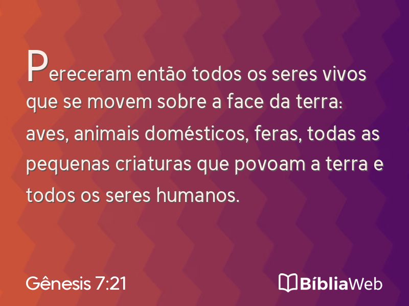 Gênesis 7:21 em imagem para compartilhar