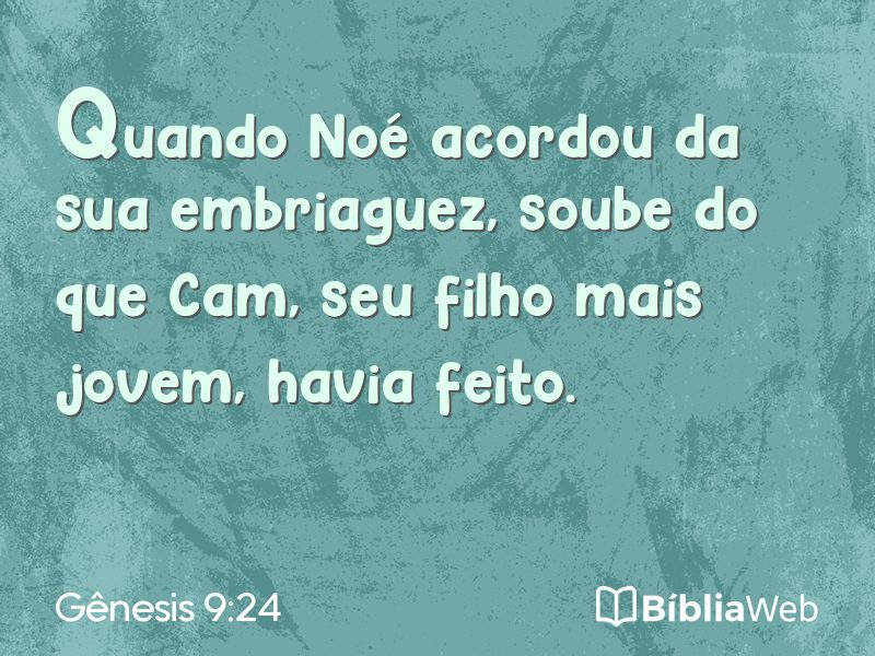 Gênesis 9:24 em imagem para compartilhar