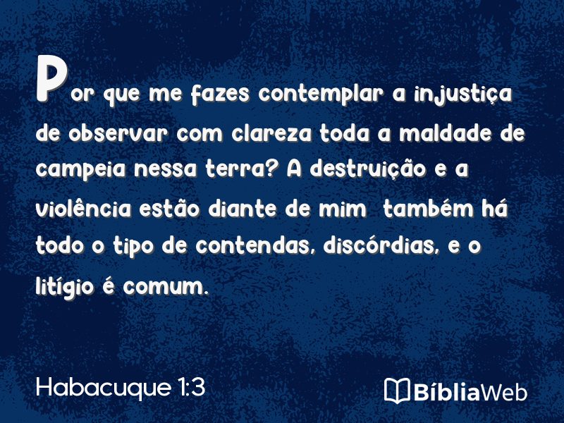 Habacuque 1:3 em imagem para compartilhar
