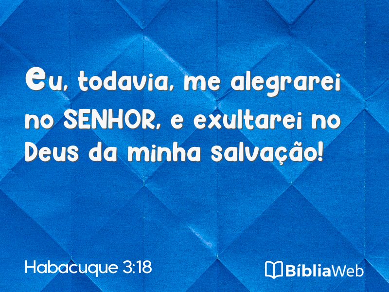Habacuque 3:18 em imagem para compartilhar