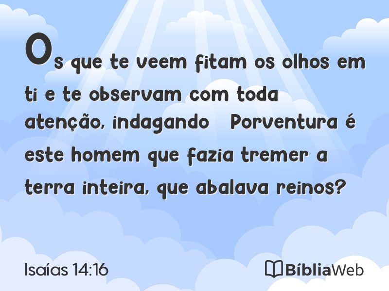Isaías 14:16 em imagem para compartilhar