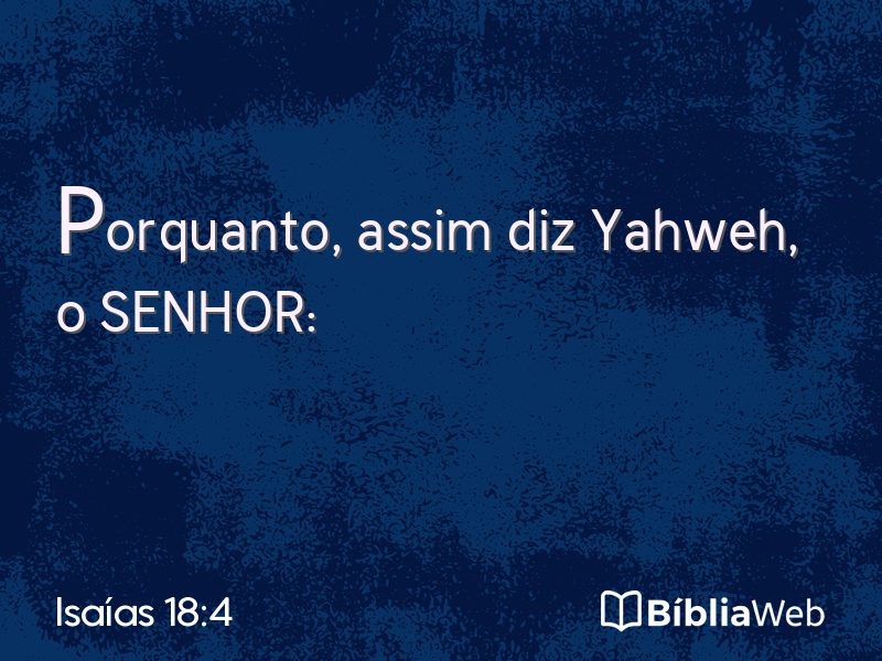 Isaías 18:4 em imagem para compartilhar