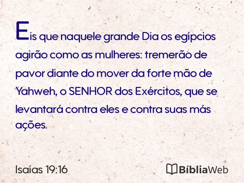 Isaías 19:16 em imagem para compartilhar