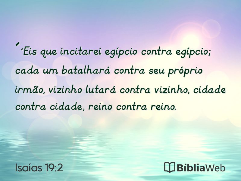 Isaías 19:2 em imagem para compartilhar