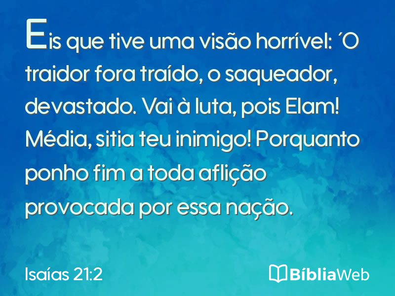 Isaías 21:2 em imagem para compartilhar