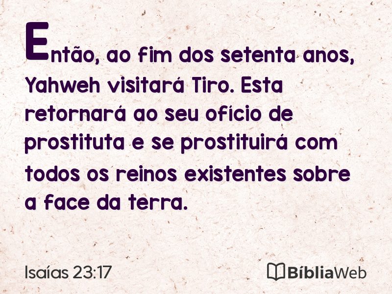 Isaías 23:17 em imagem para compartilhar