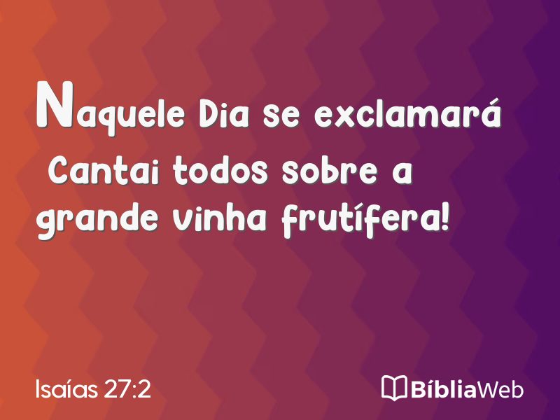 Isaías 27:2 em imagem para compartilhar