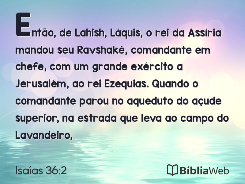 Isaías 36:2 em imagem para compartilhar