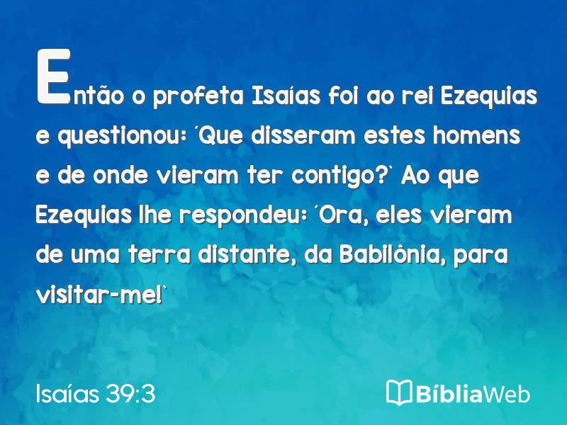 Isaías 39:3 em imagem para compartilhar