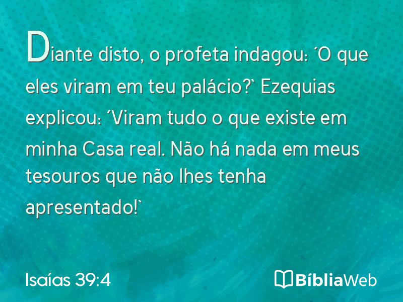 Isaías 39:4 em imagem para compartilhar