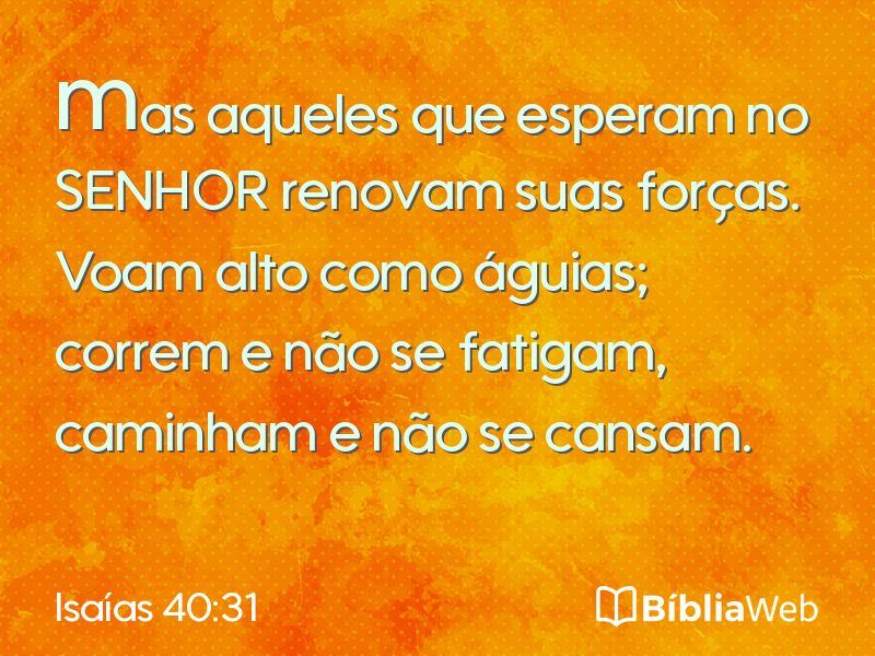 Isaías 40:31 em imagem para compartilhar