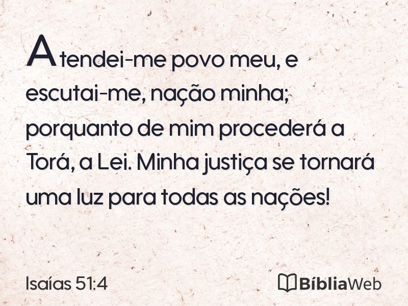Isaías 51:4 em imagem para compartilhar