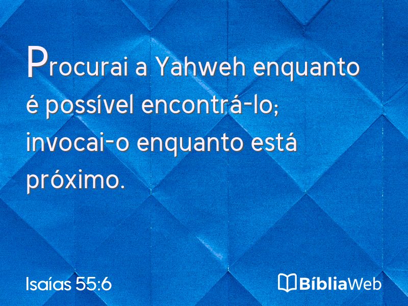Isaías 55:6 em imagem para compartilhar